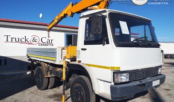 RIF.282 MAN MECCANICA 4X4 – 1988 – GRU PM E CASSONE FISSO completo