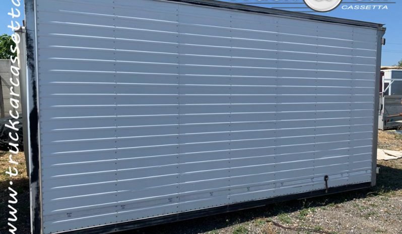 13° CASSA IN ALLUMINIO CON PORTE POSTERIORI 4.30 X 2.20 X 2.35 completo