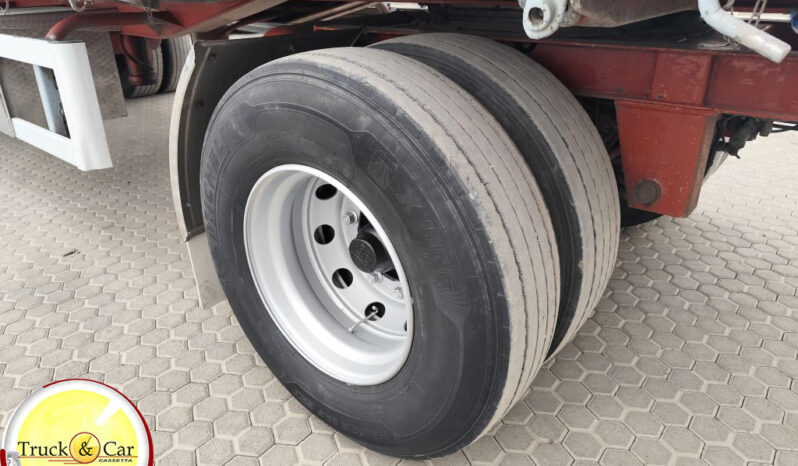 RIF.1206 RIMORCHIO BARTOLETTI – 1994 – CASSONE RIBALTABILE TRILATERALE IN ACCIAIO INOX CON CENTINA REMOVIBILE SPONDE/SOVRASPONDE completo