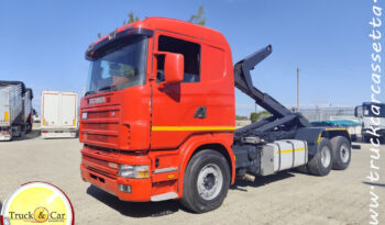 RIF.1204 SCANIA CV R 144.460 – 1997 – 3 ASSI – GANCIO SCARRABILE LEM DA 26 TON – EURO 5 CON ANTIPARTICOLATO completo