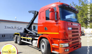 RIF.1204 SCANIA CV R 144.460 – 1997 – 3 ASSI – GANCIO SCARRABILE LEM DA 26 TON – EURO 5 CON ANTIPARTICOLATO completo