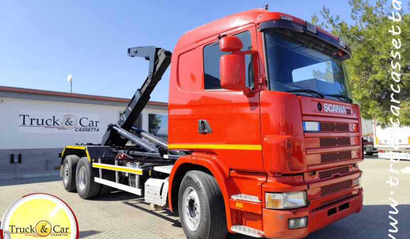 RIF.1204 SCANIA CV R 144.460 – 1997 – 3 ASSI – GANCIO SCARRABILE LEM DA 26 TON – EURO 5 CON ANTIPARTICOLATO completo