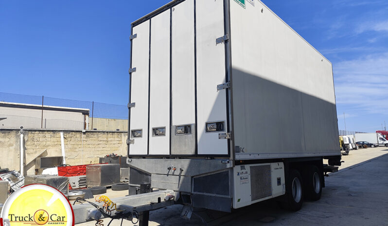 RIF.1313 RIMORCHIO BIGA FAST – 2016 – FURGONE ISOTERMICO CON GRUPPO FRIGO E SPONDA RETRATTILE DHOLLANDIA DA 20 Q.LI – ATP FRC 07/2028 completo