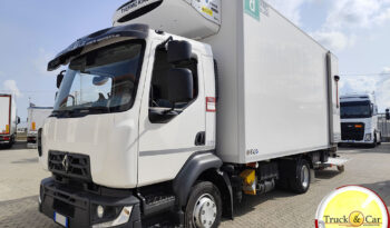 RIF.1322 RENAULT TRUCKS D – 2022 – FURGONE ISOTERMICO CON GRUPPO FRIGO E SPONDA A BATTENTE DHOLLANDIA DA 20 Q.LI – ATP FRC 03/2028 – EURO 6 completo