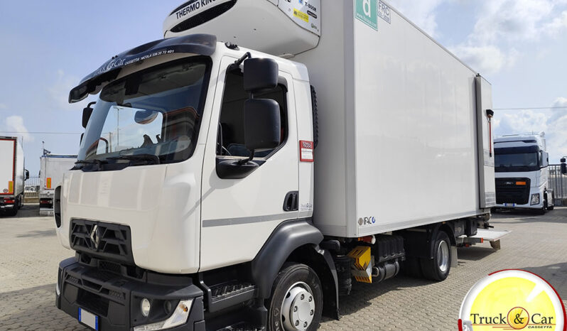 RIF.1322 RENAULT TRUCKS D – 2022 – FURGONE ISOTERMICO CON GRUPPO FRIGO E SPONDA A BATTENTE DHOLLANDIA DA 20 Q.LI – ATP FRC 03/2028 – EURO 6 completo