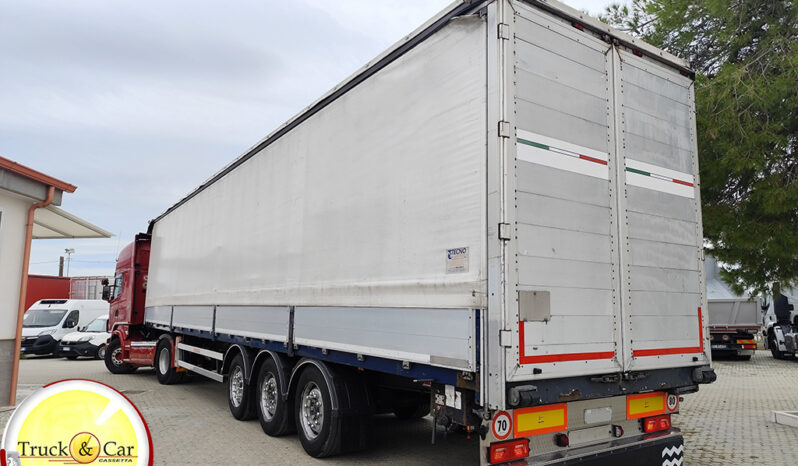RIF.1324 SCANIA R 500 – 2005 – TRATTORE A DISCO – CON IMPIANTO IDRAULICO – EURO 3 + RIF.1327 SEMIRIMORCHIO VIBERTI – 2003 – CASSONE CENTINATO CON SPONDE – ALZA/ABBASSA – COPRI/SCOPRI completo