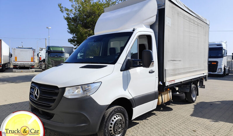MERCEDES SPRINTER 417 CDI – 2024 – CASSONE CENTINATO CON SPONDA CARICATRICE A BATTENTE DHOLLANDIA DA 10 Q.LI – EURO 6 completo