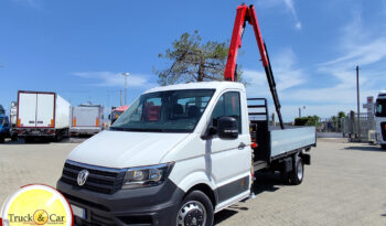 VOLKSWAGEN CRAFTER – 2020 – CASSONE FISSO CON GRU FASSI F32.A – EURO 6 completo