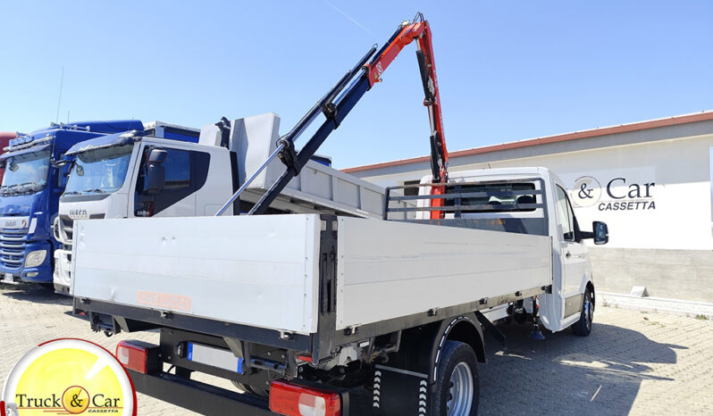 VOLKSWAGEN CRAFTER – 2020 – CASSONE FISSO CON GRU FASSI F32.A – EURO 6 completo