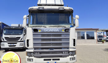 SCANIA 144 L 530 – 1999 – CASSONE RIBALTABILE TRILATERALE – EURO 2 completo