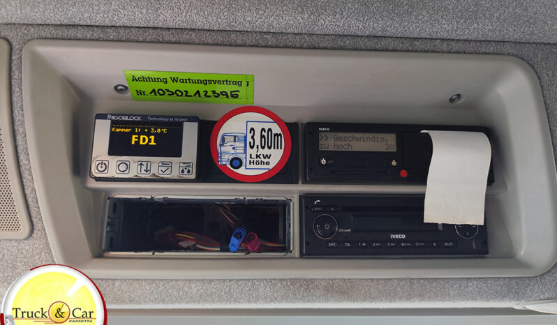 RIF.1353 IVECO STRALIS AD 190 S 400 – 2016 – ISOTERMICO CON GRUPPO FRIGO E SPONDA CARICATRICE RETRATTILE BAR CARGOLIFT DA 15 Q.LI – EURO 6 completo