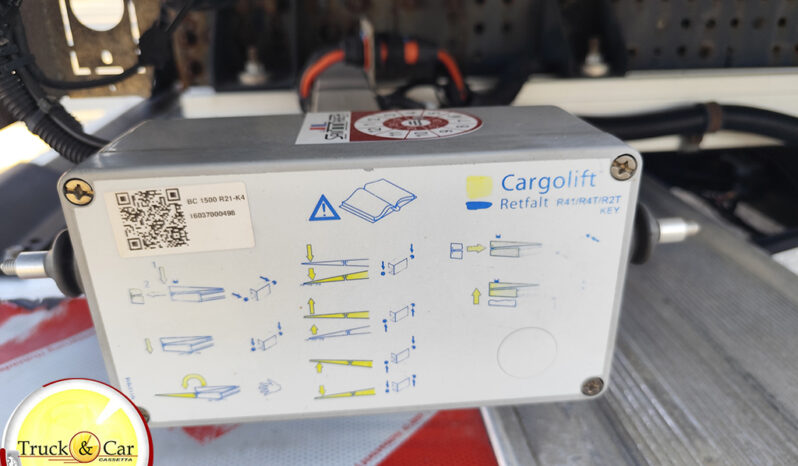 RIF.1353 IVECO STRALIS AD 190 S 400 – 2016 – ISOTERMICO CON GRUPPO FRIGO E SPONDA CARICATRICE RETRATTILE BAR CARGOLIFT DA 15 Q.LI – EURO 6 completo