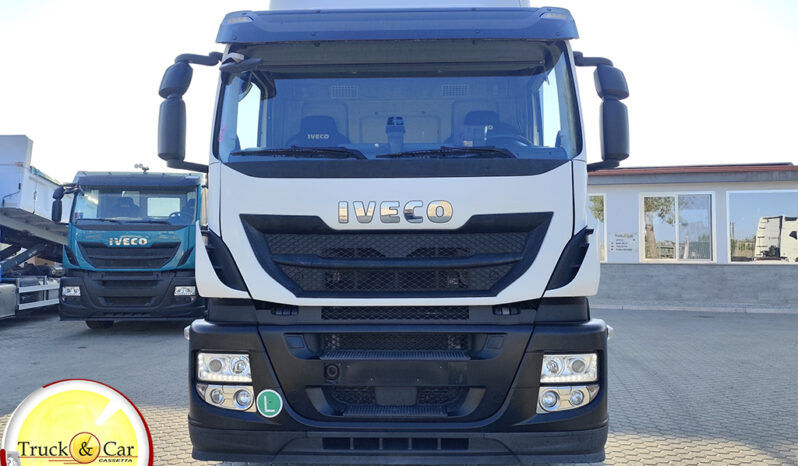 RIF.1353 IVECO STRALIS AD 190 S 400 – 2016 – ISOTERMICO CON GRUPPO FRIGO E SPONDA CARICATRICE RETRATTILE BAR CARGOLIFT DA 15 Q.LI – EURO 6 completo