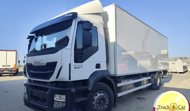 RIF.1353 IVECO STRALIS AD 190 S 400 – 2016 – ISOTERMICO CON GRUPPO FRIGO E SPONDA CARICATRICE RETRATTILE BAR CARGOLIFT DA 15 Q.LI – EURO 6 completo
