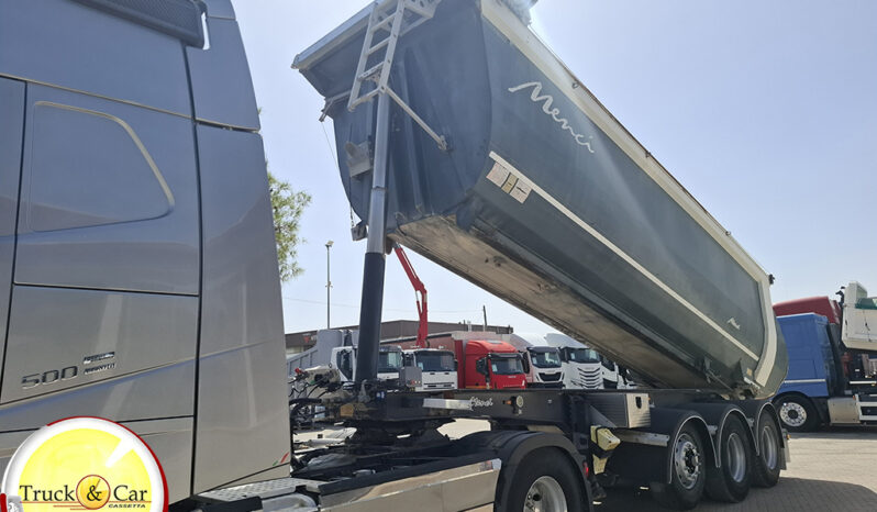 RIF.1375 VOLVO FH 500 – 2015 – TRATTORE CON IMPIANTO IDRAULICO – €6 + RIF.1376 SEMIRIMORCHIO MENCI – 2011 – VASCA 30 m3 RIBALTABILE POSTERIORE completo