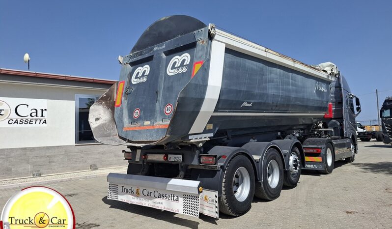 RIF.1375 VOLVO FH 500 – 2015 – TRATTORE CON IMPIANTO IDRAULICO – €6 + RIF.1376 SEMIRIMORCHIO MENCI – 2011 – VASCA 30 m3 RIBALTABILE POSTERIORE completo