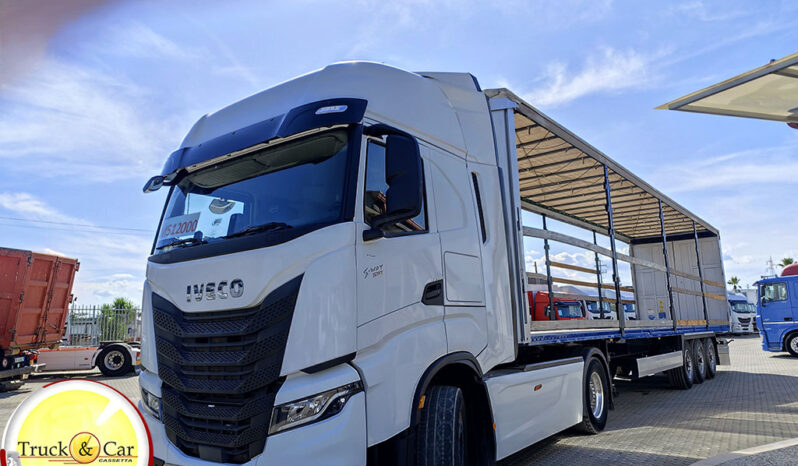 RIF.1352 IVECO S WAY 530 – 2022 – TRATTORE STRADALE – EURO 6 – ALLESTIMENTO ON+ + RIF.1043 SEMIRIMORCHIO KRONE – 2015 – ALZA/ABBASSA COPRI/SCOPRI E BUCA COILS completo