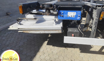 RIF.1380 IVECO EUROCARGO 180 E 30 – 2012 – TELAIO PORTA CONTAINERS CON SPONDA RETRATTILE DAUTEL DA 20 Q.LI – EURO 5 completo