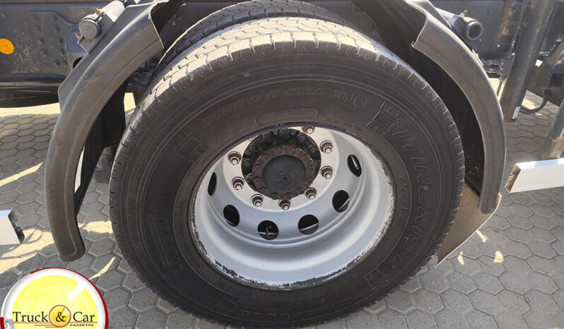 RIF.1380 IVECO EUROCARGO 180 E 30 – 2012 – TELAIO PORTA CONTAINERS CON SPONDA RETRATTILE DAUTEL DA 20 Q.LI – EURO 5 completo