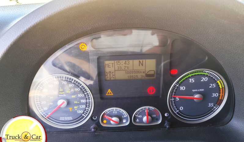 RIF.1380 IVECO EUROCARGO 180 E 30 – 2012 – TELAIO PORTA CONTAINERS CON SPONDA RETRATTILE DAUTEL DA 20 Q.LI – EURO 5 completo