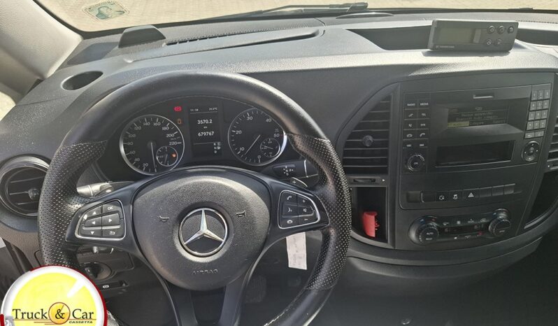 RIF.1383 MERCEDES VITO – 2016 – FURGONE ISOTERMICO CON GRUPPO FRIGORIFERO ATP FRCX 09/2028 – EURO 6 completo