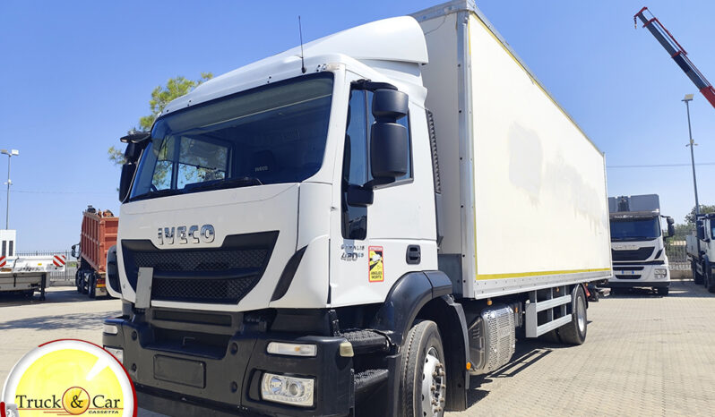 RIF.1387 IVECO STRALIS 420 – 2016 – FURGONE CON SPONDA CARICATRICE RETRATTILE DHOLLANDIA DA 15 Q.LI – EURO 6 completo