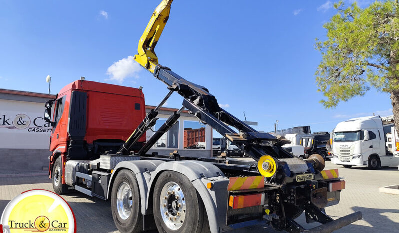 RIF.1391 IVECO STRALIS HI-WAY 260 S 500 – 2016 – GANCIO SCARRABILE PALFINGER 20 TON CON BRANDEGGIO – EURO 6 completo