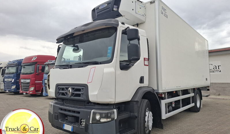 RIF.1398 RENAULT D WIDE 18 – 2017 – FURGONE ISOTERMICO CON FRIGO ATP FRC 04/2029 – SPONDA RETRATTILE ANTEO DA 22 Q.LI – EURO 6 completo